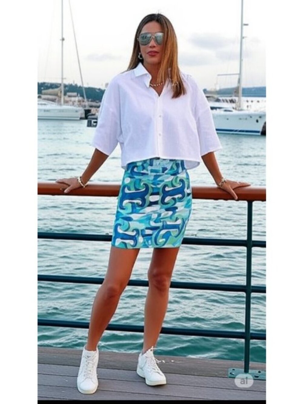 "The Skinny Skirt" Size Small Resortwear 3x Compression Bodycon Fesival - Picture 12 of 12